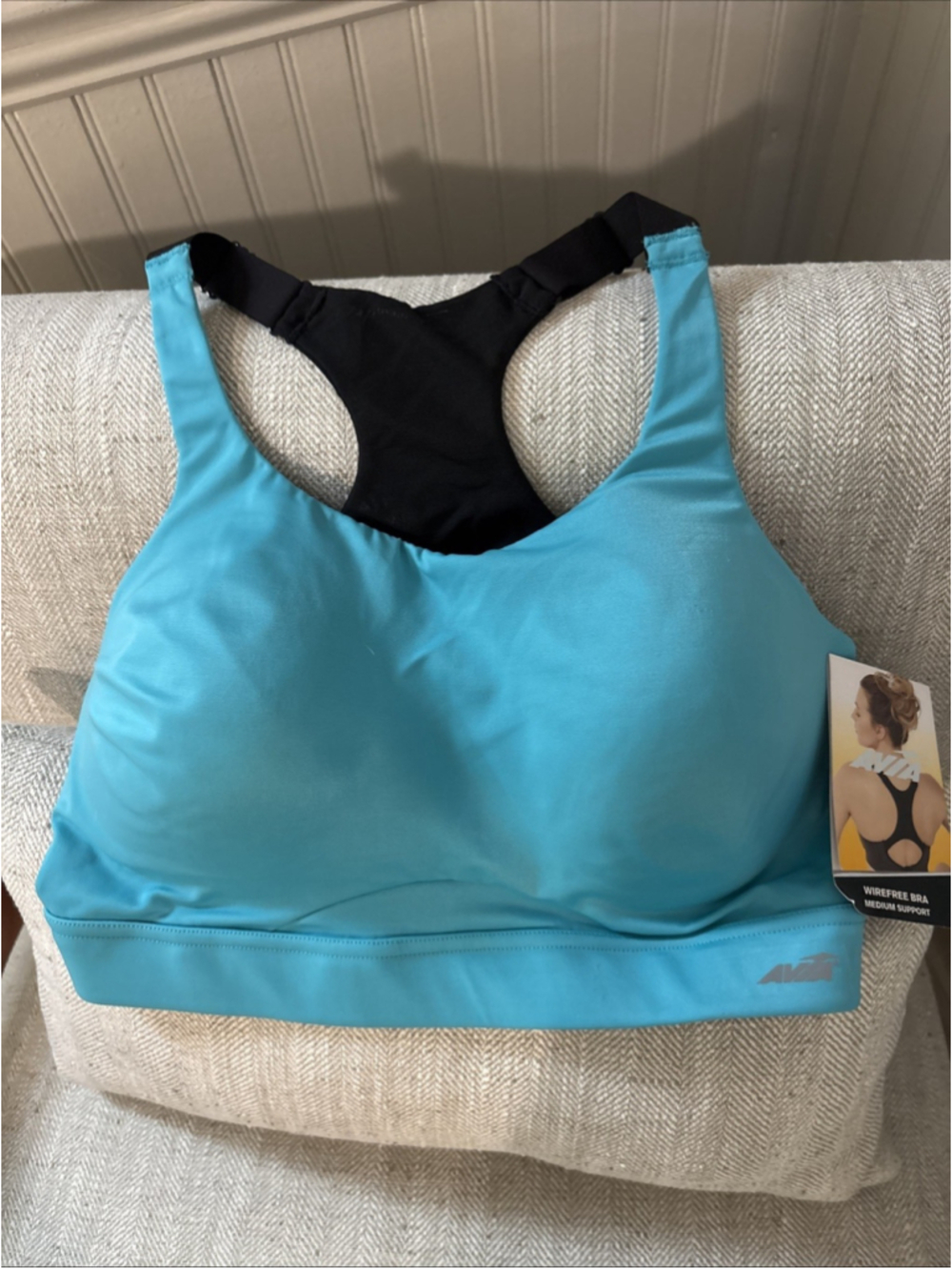 AVIA Wire free Turquoise Bra Medium Support 38DD Padded
